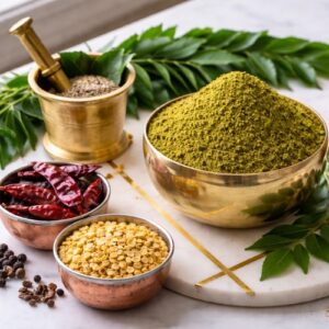 Curry Leaf Spice Mix / Karivepaku Karam Podi
